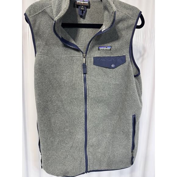 Patagonia Other - Patagonia Vest Mens Medium Synchilla Gray Full Zip Up